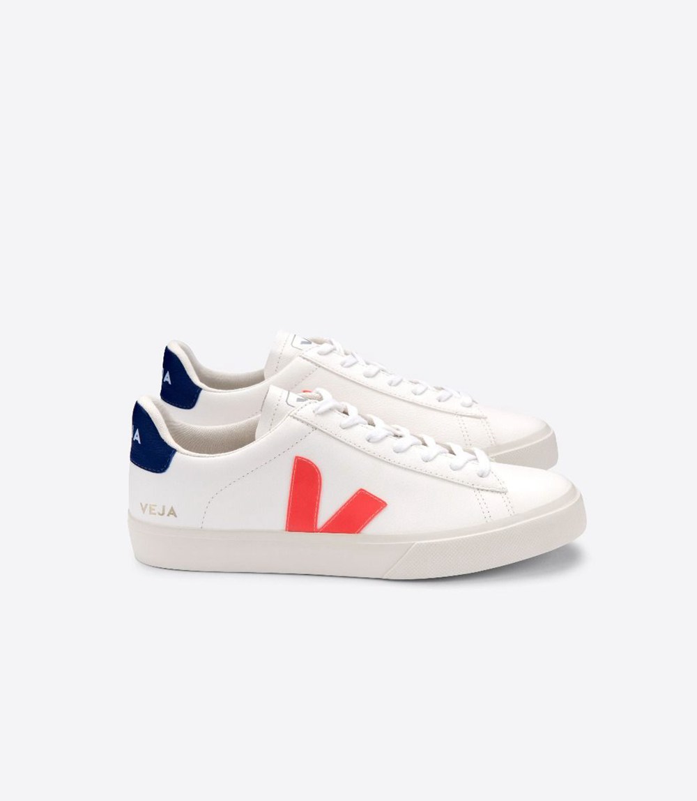 Veja Sneakers Dam - Campo Chromefree - Vita/Orange - 273095-FCL